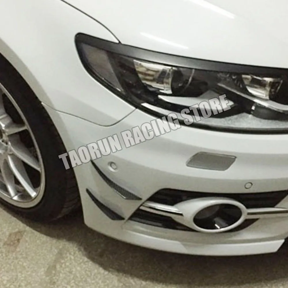 Передний бампер из углеродного волокна сплиттер спойлер для AUDI A3 A4 A5 A6 A7 A8 TT R8|front
