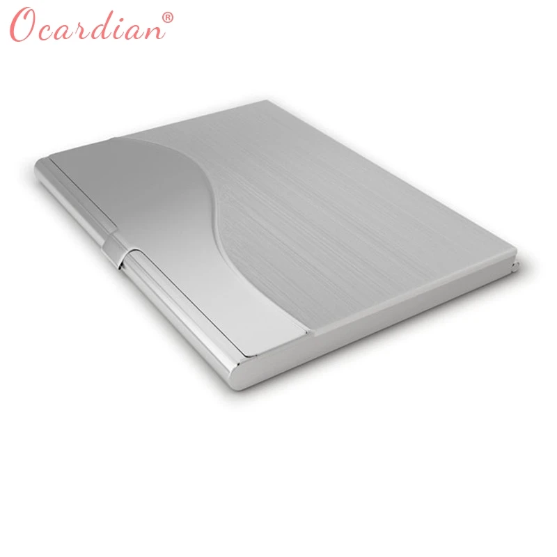 OCARDIAN Preferential 2018 Steel Silver Aluminium Holder Case Cover Business ID Name Credit Card Hot INS Drop | Багаж и сумки
