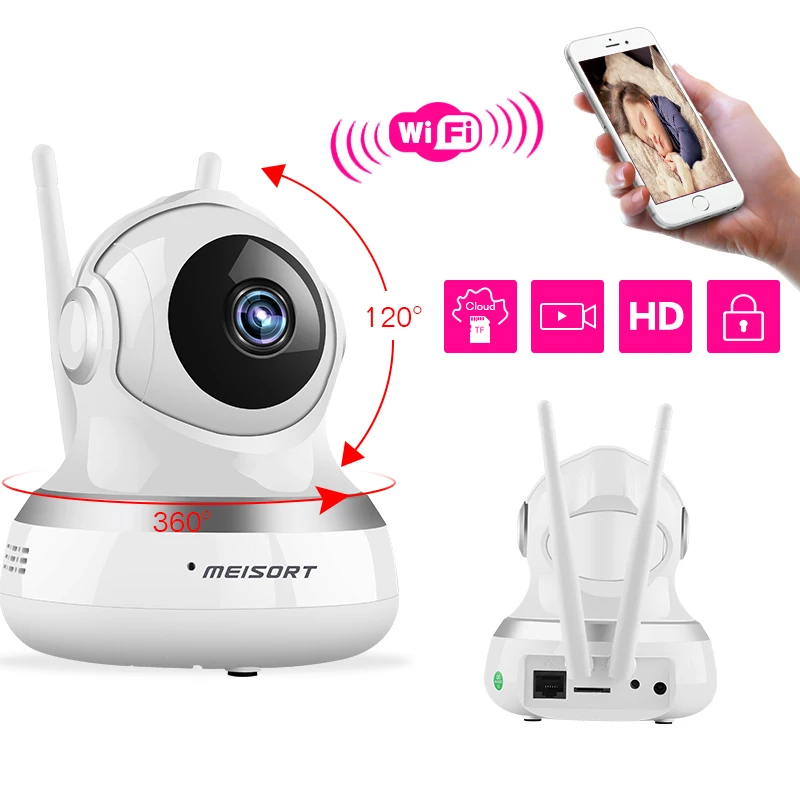 HD 720 P домашняя ip-камера безопасности двухсторонняя аудио Беспроводная