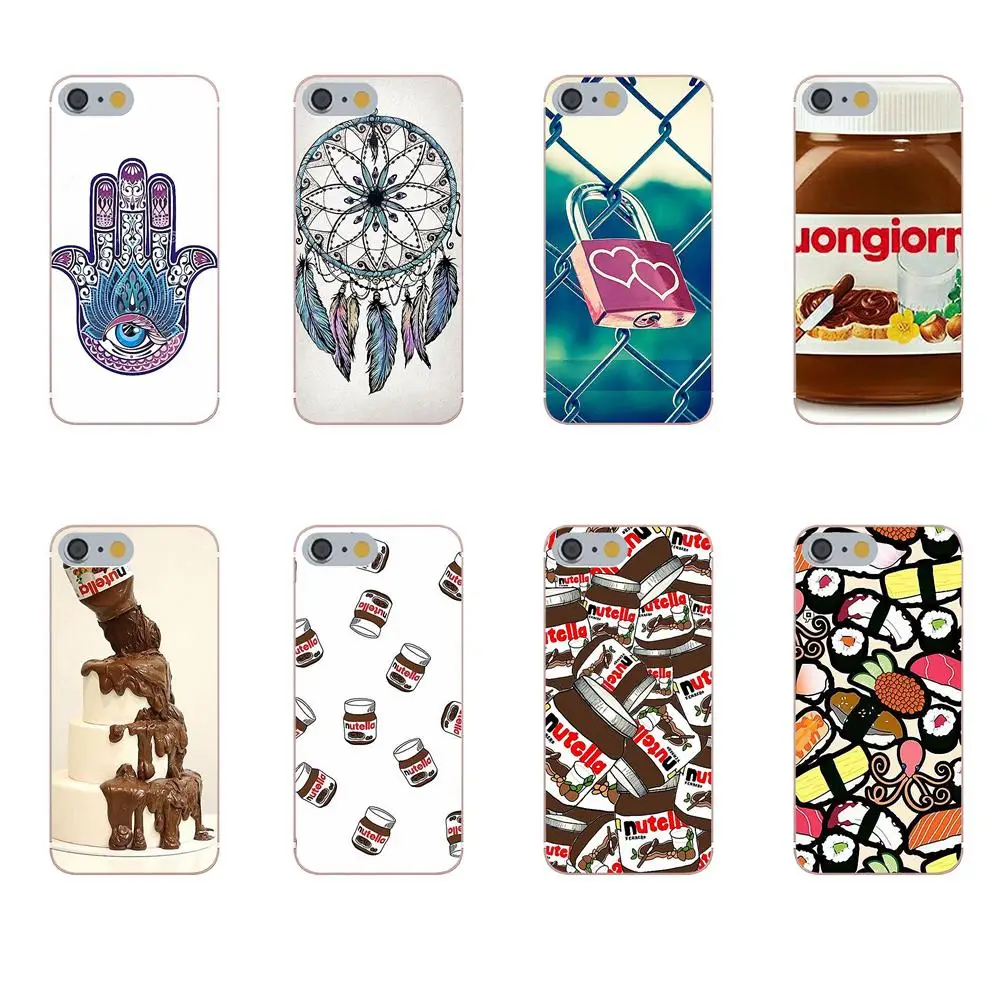 Мягкий ТПУ чехол для телефона Tumblr Nutella Dreamcatcher Sushi Fatima Samsung Galaxy A3 A5 A7 J1 J2 J3 J5 J7 2015 2016