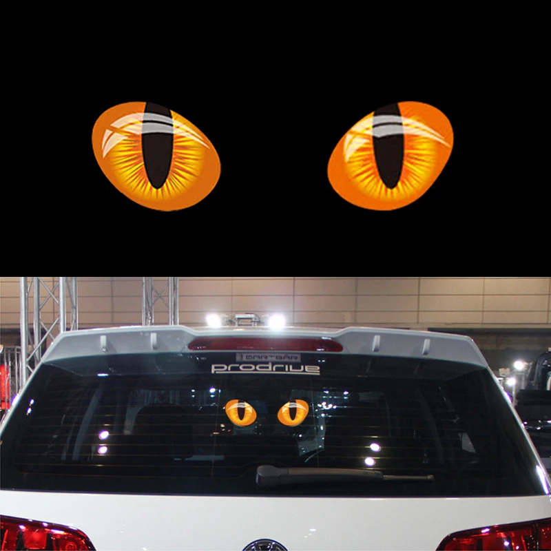Автомобильный Стайлинг CHUKY 3D наклейки кошачий глаз зеркало заднего вида для Citroen