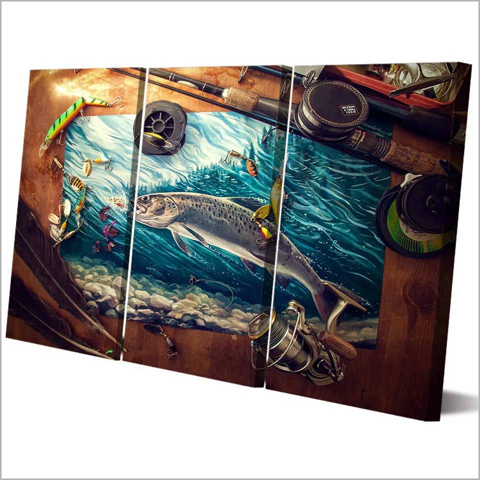 Hot Sales Framed 3 Panels Picture Canvas Print Modern Movie Poster Series Painting Home Decoration Free Shipping/11Y-ZT (47) | Дом и сад