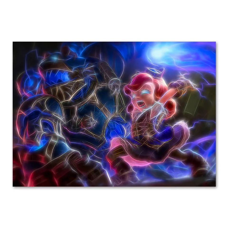 Diy 5D алмазная мозаичный декор, набор League Of Legends, картина, вышивка крестиком, полная квадратная дрель, Подарочная Наклейка на стену - Цвет: Diamond ZZXR1040-09