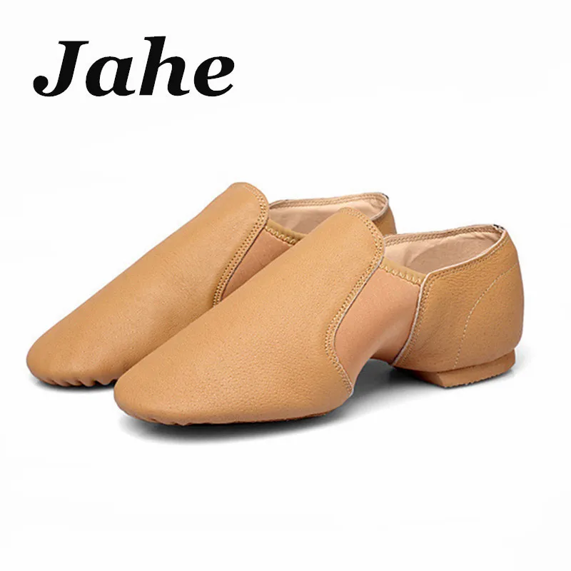 Женские балетки из натуральной кожи Танцевальная обувь для джаза занятий