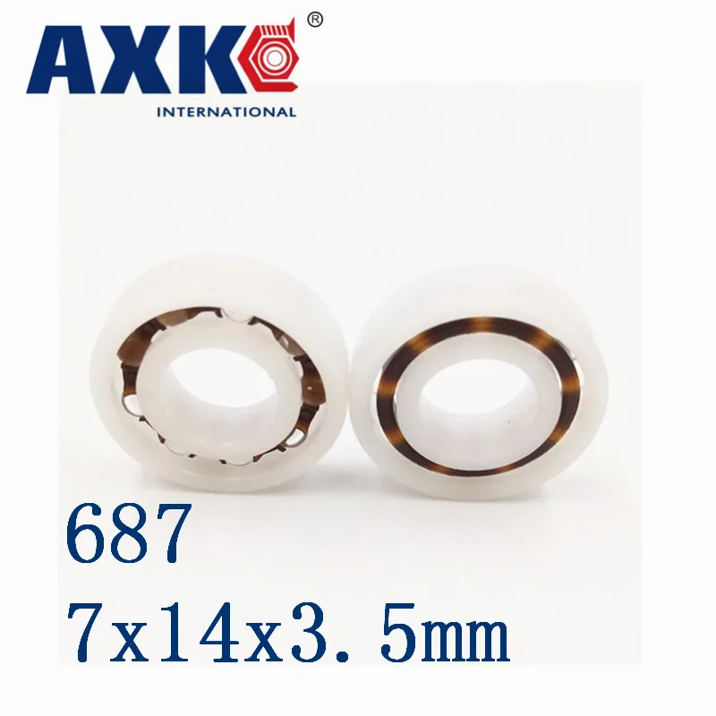 Axk 687 Pom (10 шт.) пластиковые шариковые Подшипники 7x14x3 5 мм стеклянные шарики 7*14*3 |