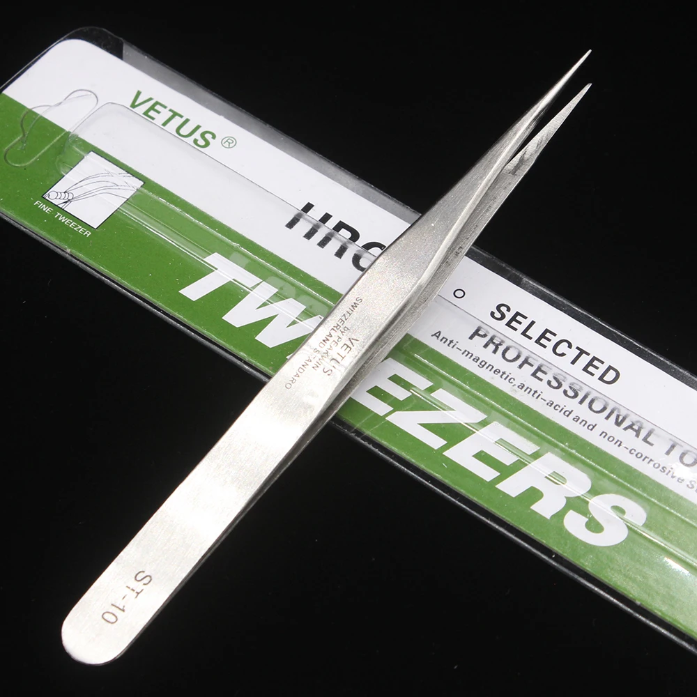Комплект из 2 предметов VETUS TS 10 tainless Сталь Пинцет Набор коробка с инструментами