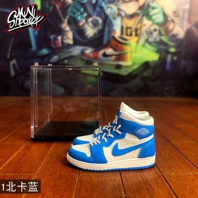 24 Кроссовки на воздушной стерео 3D Jordan 1 модель Дисплей украшения аксессуары для автомобильного интерьера пары Для мужчин и подарки женщине на день рождения - Цвет: 24