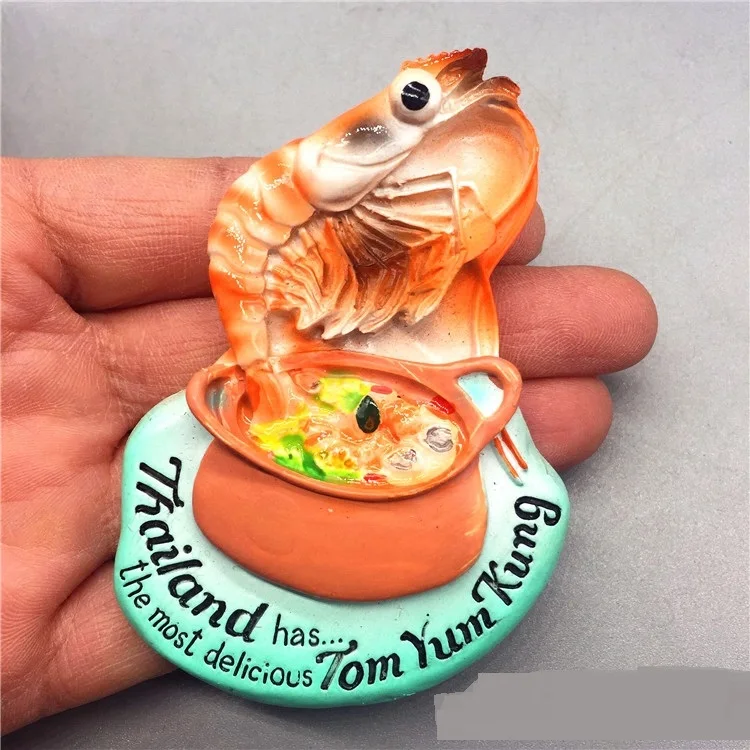 Домашний декор из Тайланда, памятная серия, сувенир для путешествий, 3D Смола, слон, чианг-маи, статуи храма, холодильник, магнитная наклейка
