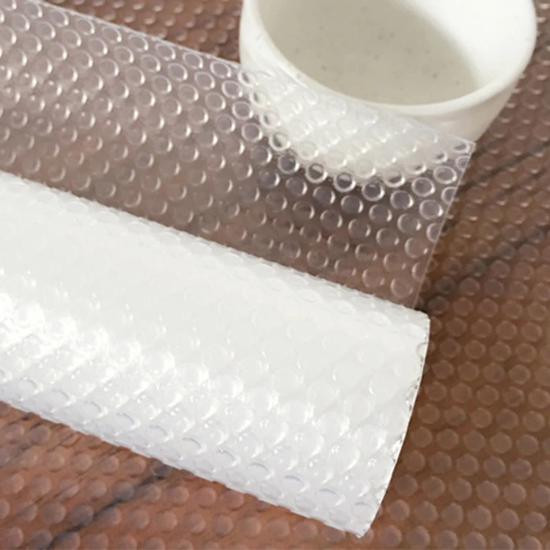 EVA прозрачный нескользящий шкаф полка для ящика коврик Каплевидная форма 120*45