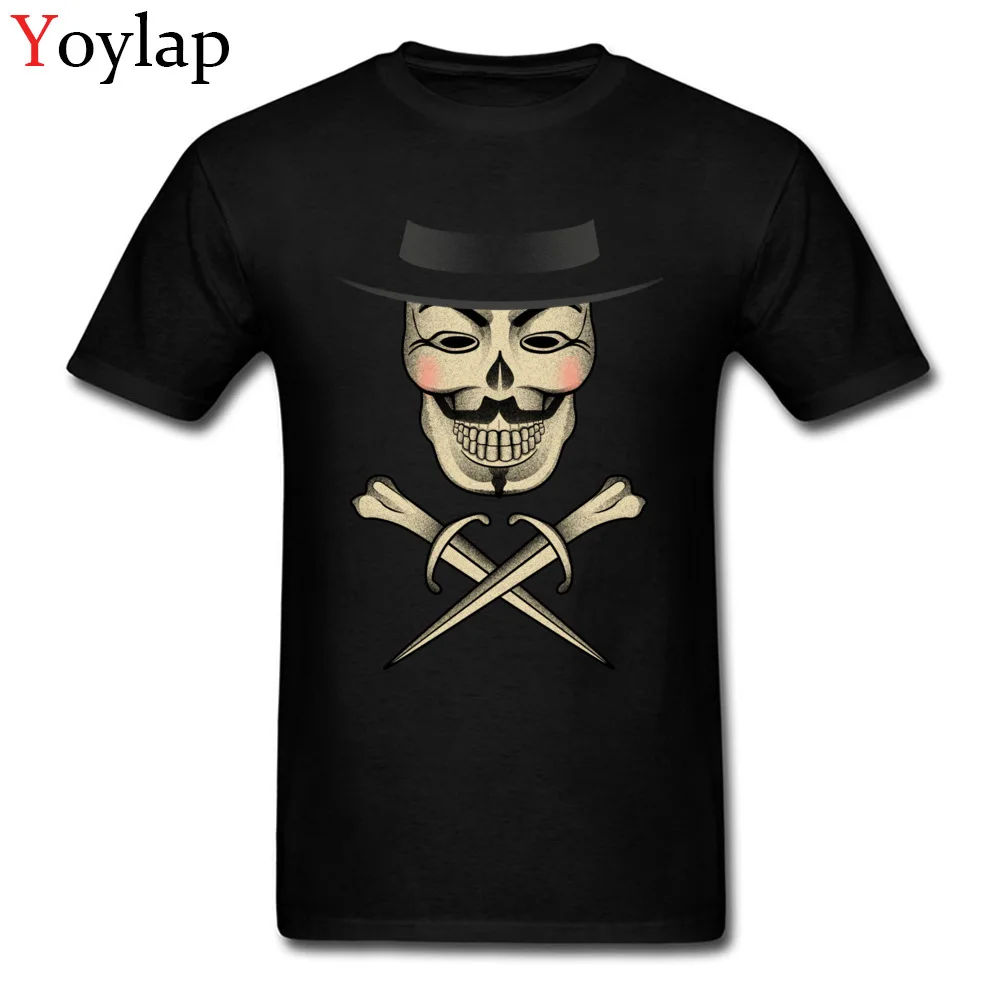Хип хоп футболки мужские панк черепа 3D топы мужская хлопковая одежда черные