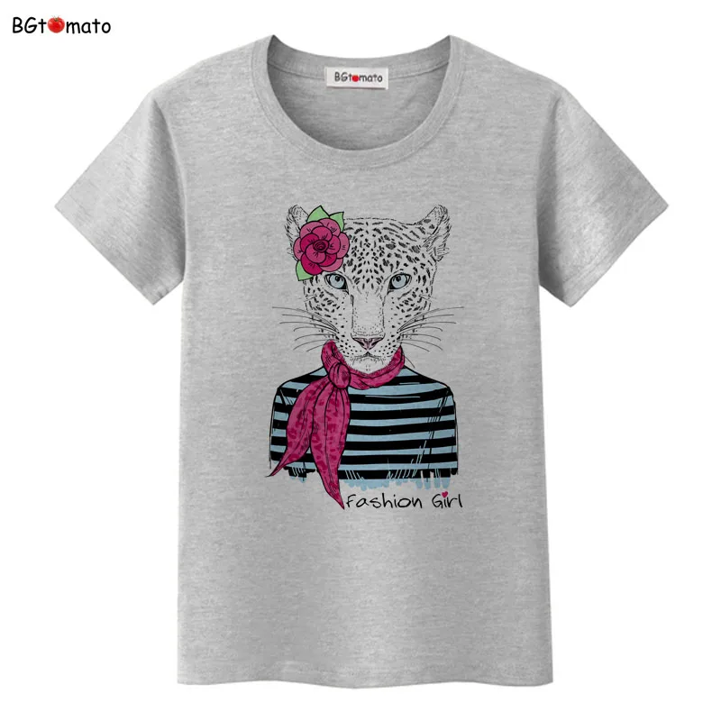 

bgtomato Animals' face human body t shirts The new creative fashion cool shirts Brand Good quality casual tops tees