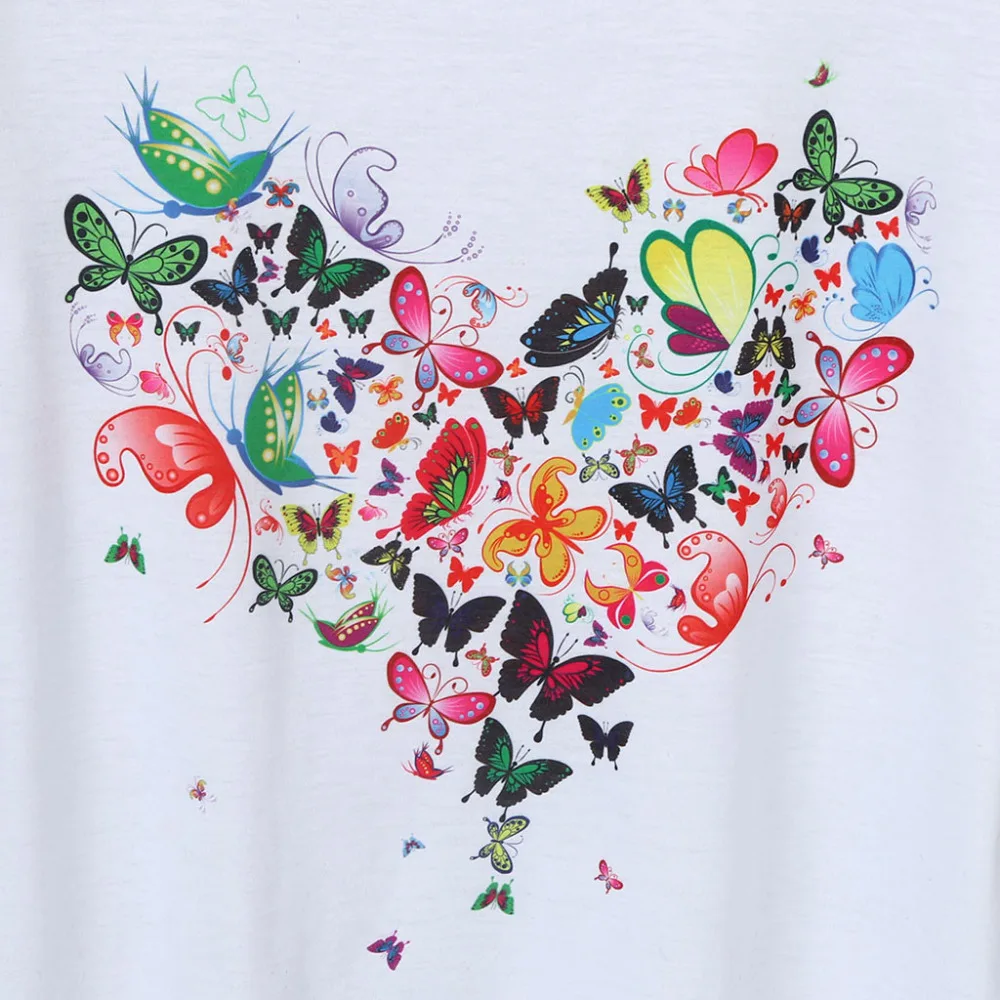 Женские блузки 2XL размера Свободные повседневные топы с коротким рукавом и