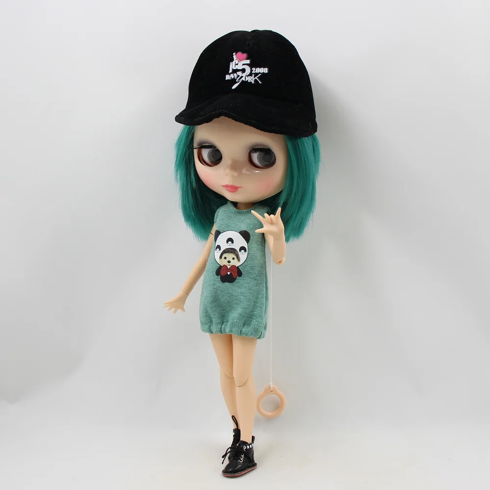 Ледяной DBS Blyth кукольные 1/6 bjd красивый загадочный зеленый прямые волосы на