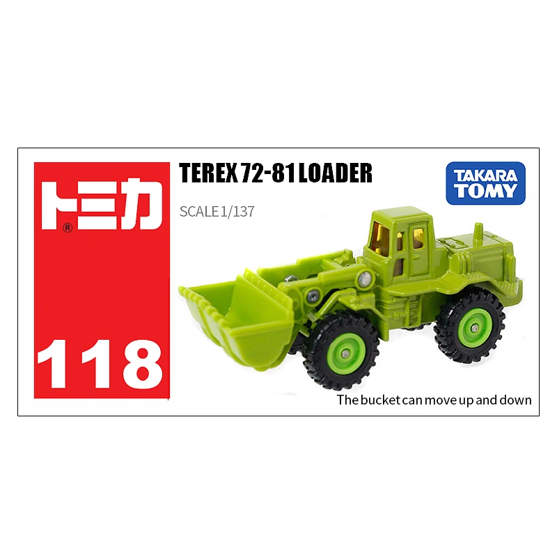 Takara Tomy Tomica Terex 72 81 погрузчик грузовик металл литья под давлением модель