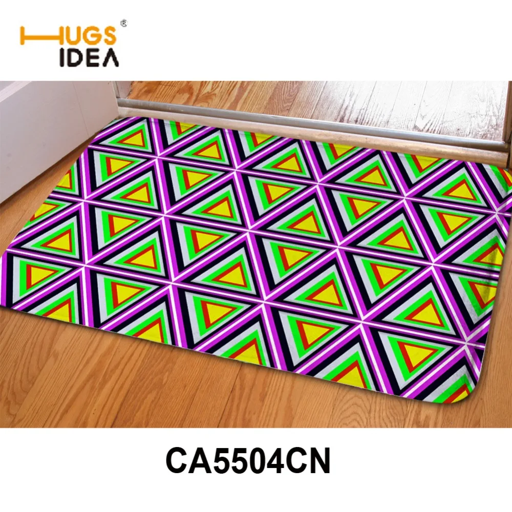 Нескользящий напольный 3D коврик HUGSIDEA с принтом граффити для гостиной кухни