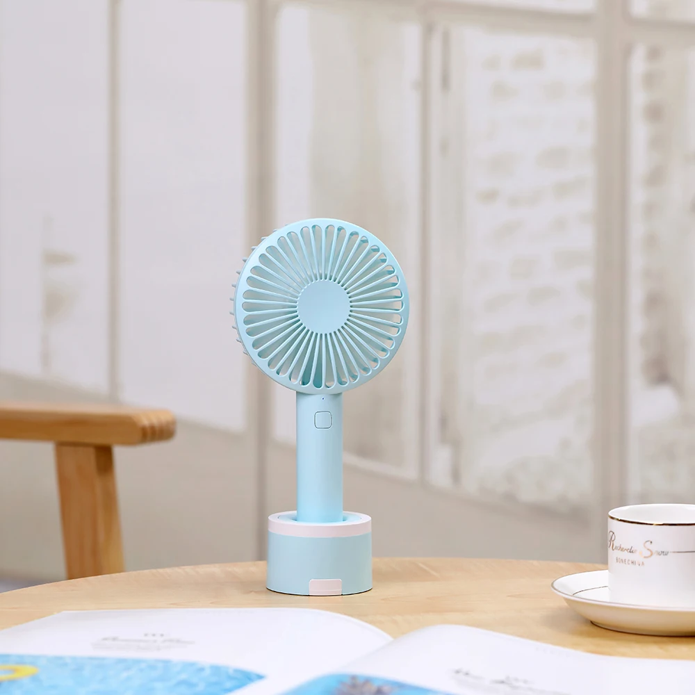Мини портативный вентилятор с подставкой USB регулируемый ветряной ventilateur Крытый