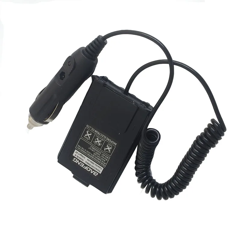 Зарядное устройство BAOFENG для автомобиля Портативное двухстороннее зарядное UV 5R