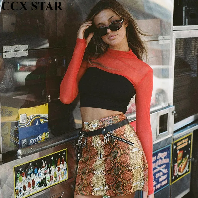 CCX STAR Сексуальная Перспектива красные черные сетки Лоскутные Растениеводство