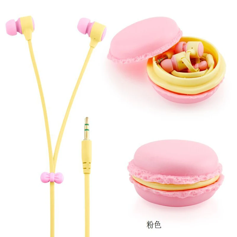 Macarons дизайн наушники гарнитура для Xiaomi Samsung Iphone MP3 плеер милый Ecouteur Auriculares fone de ouvido