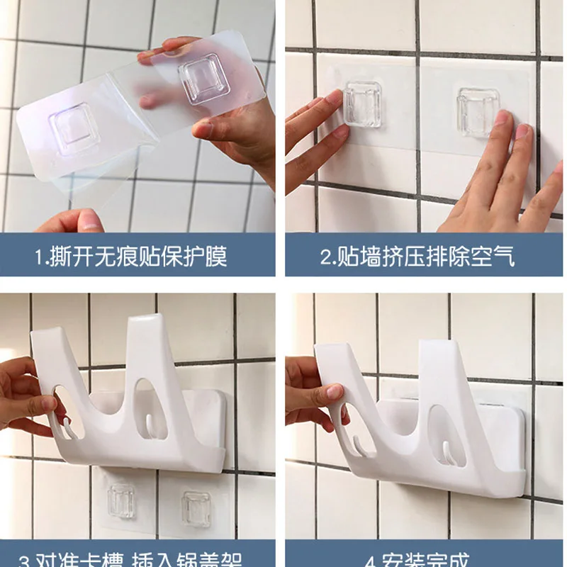 

High Quality Multifunction Plastic Pan Cover Rack Pot Lid Storage Holder Cooking Tools Organizer Kitchen Accessories