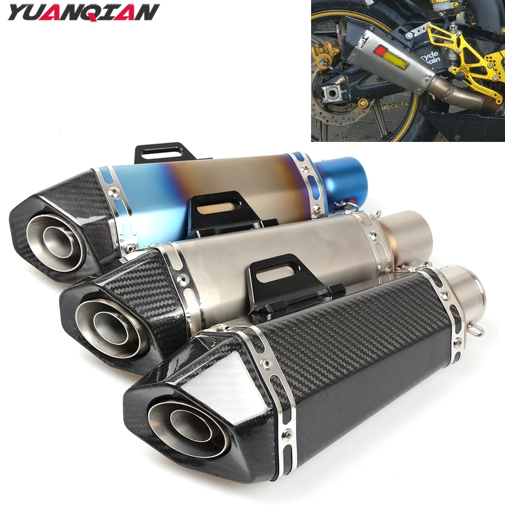 Универсальный Мотоцикл Скутер выхлопная труба глушитель для YAMAHA TTR 250 90 600 TW200 WR250R