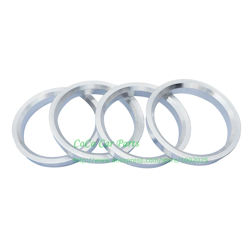Бесплатная доставка 4 шт. центральные кольца для ступицы автомобильного колеса