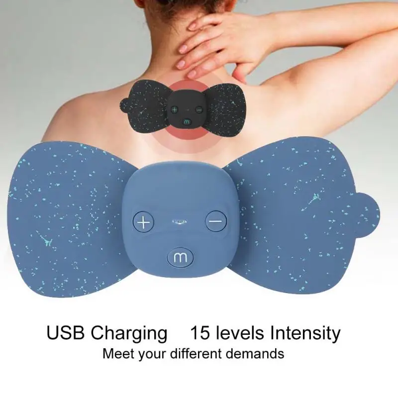 Ems массаж USB шеи талии руки и ноги Релаксация Электрический Шокер низкочастотный