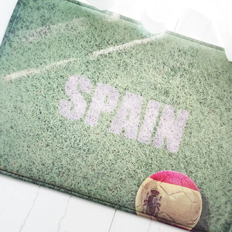 Россия/Франция/Бразилия/Швейцария Футбол и газон узор пол коврики кухня ванная