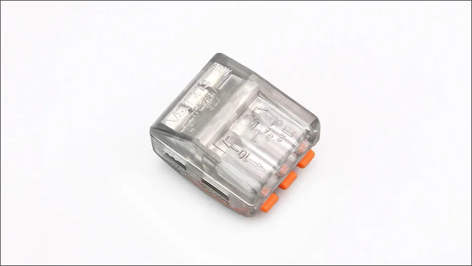 10 шт. PCT-213 прозрачный 3Pin, проводниковый блок Универсальный компактный провод соединитель проводки