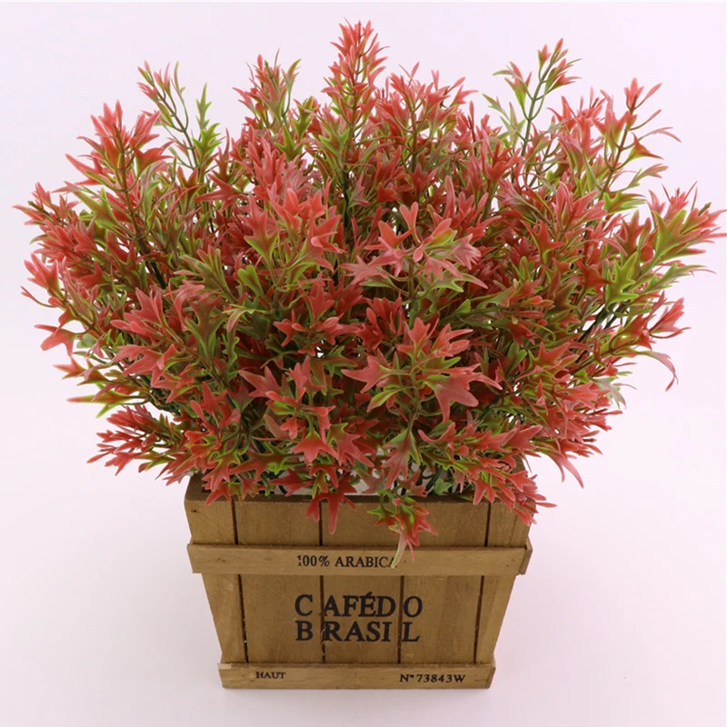 5 вилок сельская пластиковая трава Горшечное растение искусственные цветы