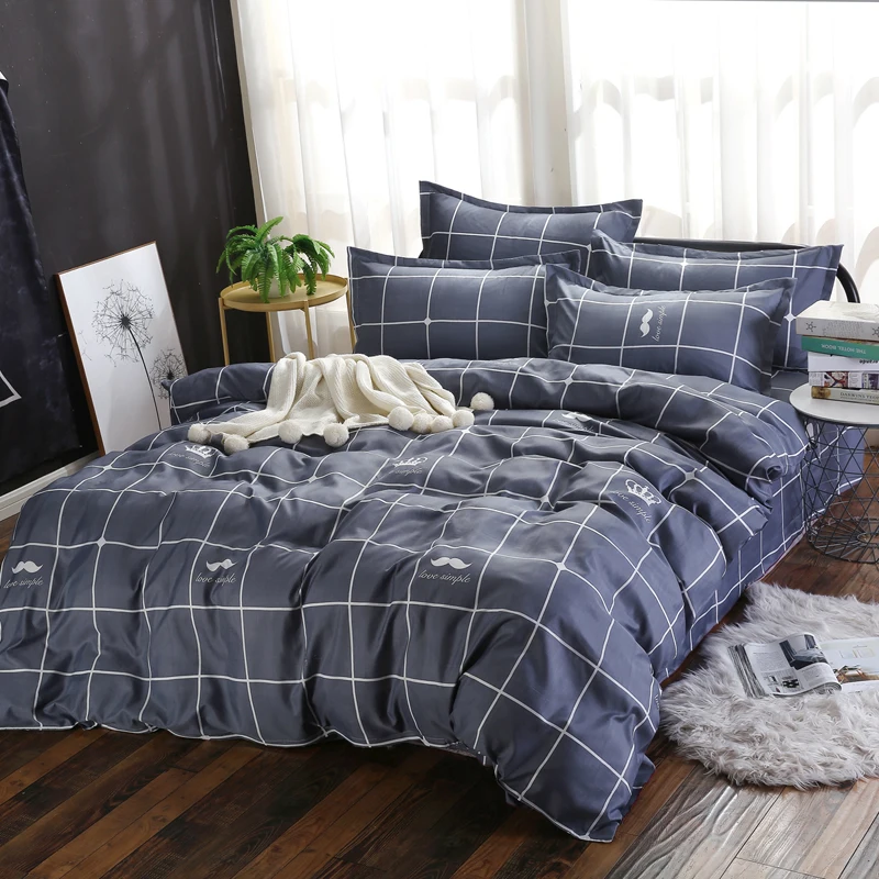 1 шт. пододеяльник с принтом полиэфирное одеяло покрывало домашняя одежда