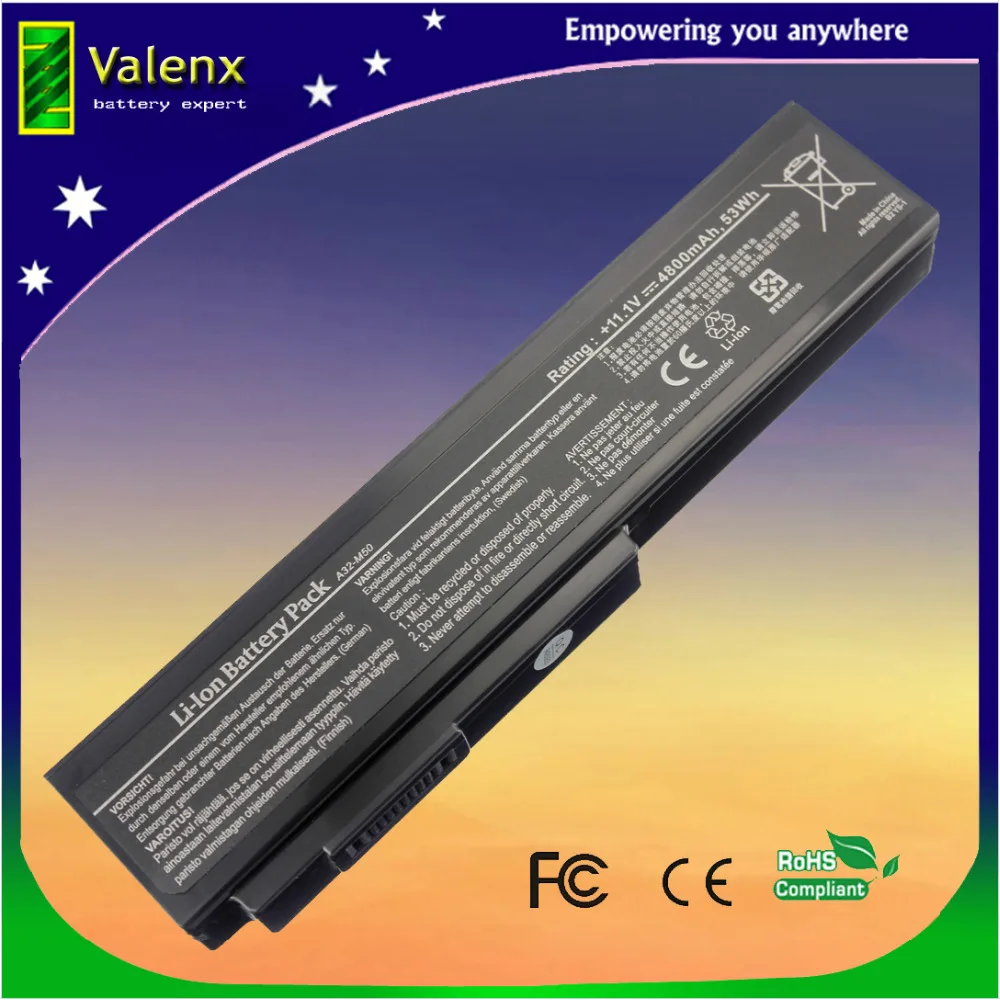 Аккумулятор для ноутбука Asus G50 G50E G50G G51 G51J M50 M50Q M50S M60 X55 X64JQ | Компьютеры и офис