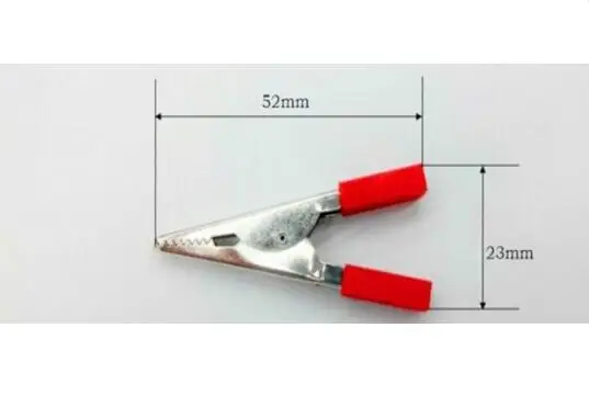 4 шт./лот 2 пары новые электрические зажимы типа крокодил изолированные