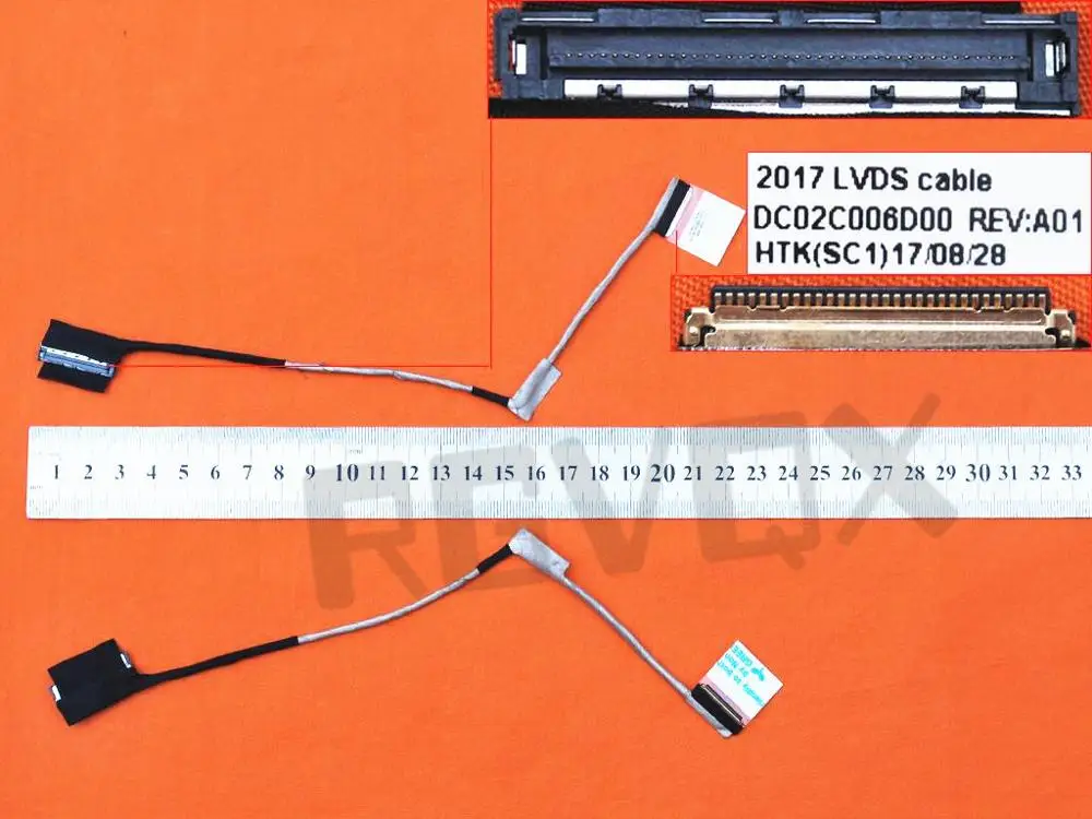 Новый ЖК-кабель для ноутбука Thinkpad T440 T450 T460 Aiv10 PN: DC02C006D00 запасной LVDS | Компьютеры и