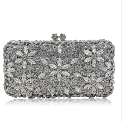 Женская сумка клатч со стразами