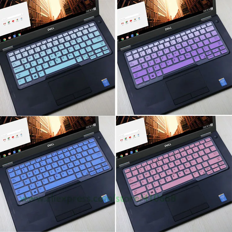 Для Dell Latitude E5450 E5470 7490 3340 E3340 E7450 5491 14 дюймов силиконовая клавиатура для ноутбука Обложка Защитная крышка