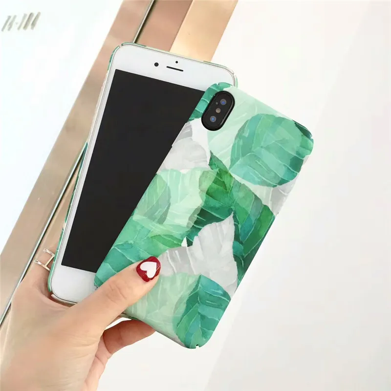 Для iphone 6 Чехол тропические листья чехол для 7 зеленые растения рисунок банановых