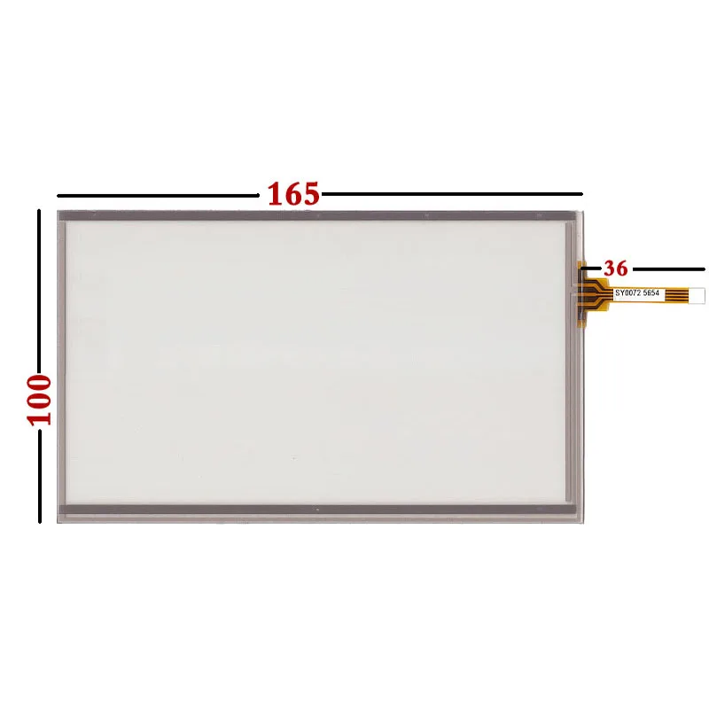 

5pcs/lot New 7 inch 165*100mm Touch Panel Car DVD GPS Navigation HSD070IDW1 D00 E11 Handwriting external Screen Touch Screen