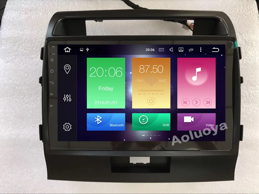 Aoluoya ips 4G ram 32G rom Восьмиядерный Android 8,0 автомобильный DVD gps навигационный плеер для Toyota Land Cruiser 200 LC200 2008- радио