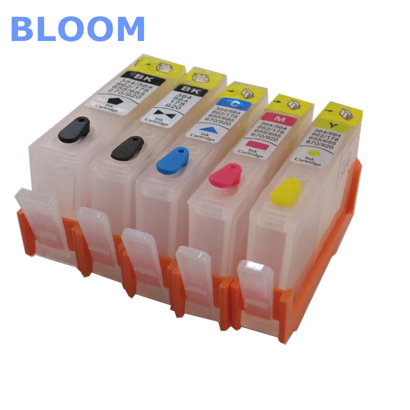 

BLOOM compatible 5color 178XL 178 refillable ink cartridge For HP Photosmart Premium C309a C309c Fax C309a C310c Pro B8553