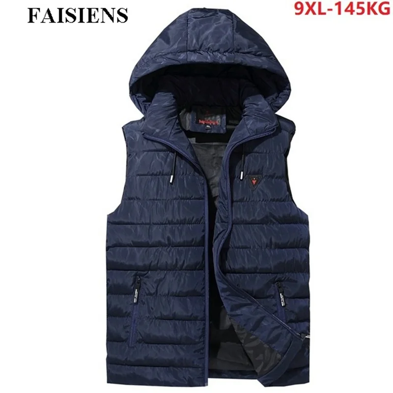Большие размеры мужские жилеты с капюшоном камуфляж большие 5XL 7XL 8XL 9XL