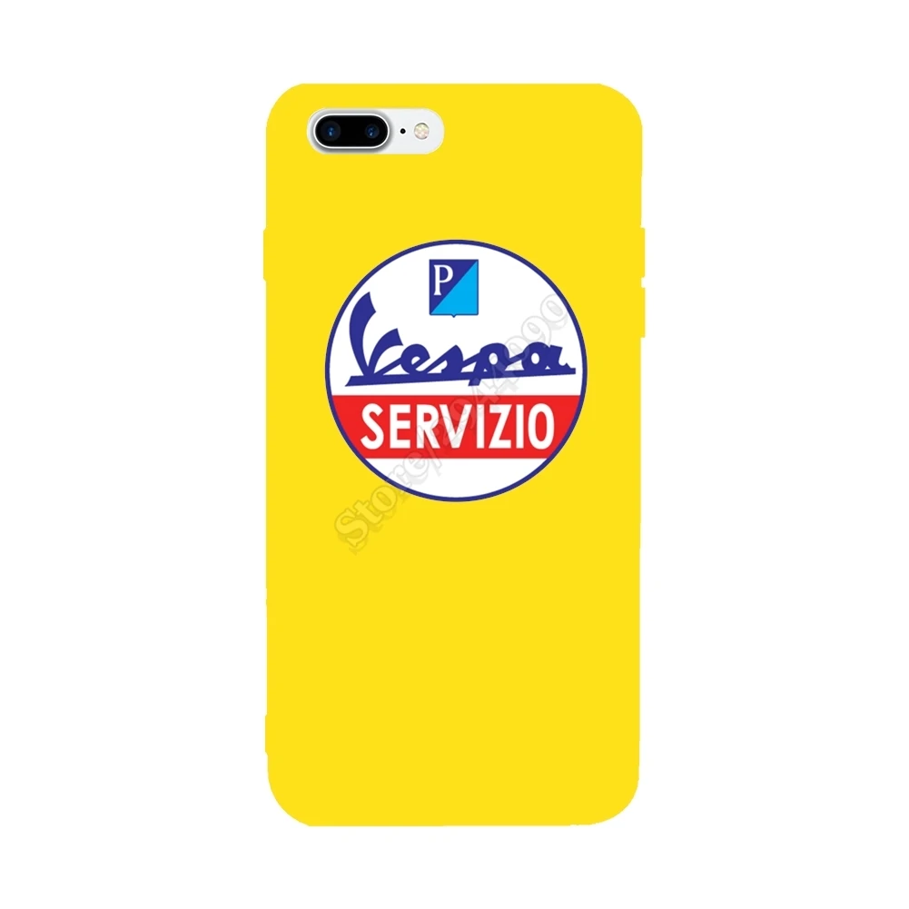 Персонализированные Vespa логотип для Iphone 6 S 7 8 Plus Чехлы хороший Защитные чехлы х