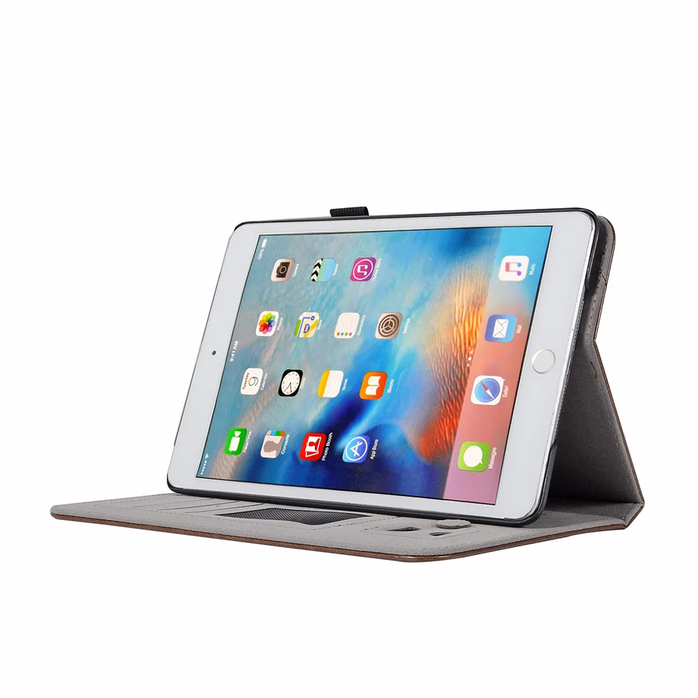 Для iPad mini 1/2/3 7 9&quot стенд Folio чехол для Apple 1 2 3 высокое качество кожаный документ