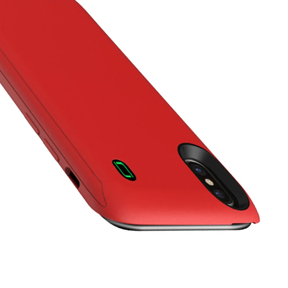 Чехол зарядка Батарея Зарядное устройство чехол для iphone X 4000 мАч Мощность Bank Дело внешнего резервного Батарея зарядки чехол для iphone X 10 4000 мАч