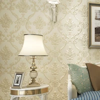 european style living room embossed textured wallpaper rolls 3d wall paper home decor background wall damask wallpaper classic