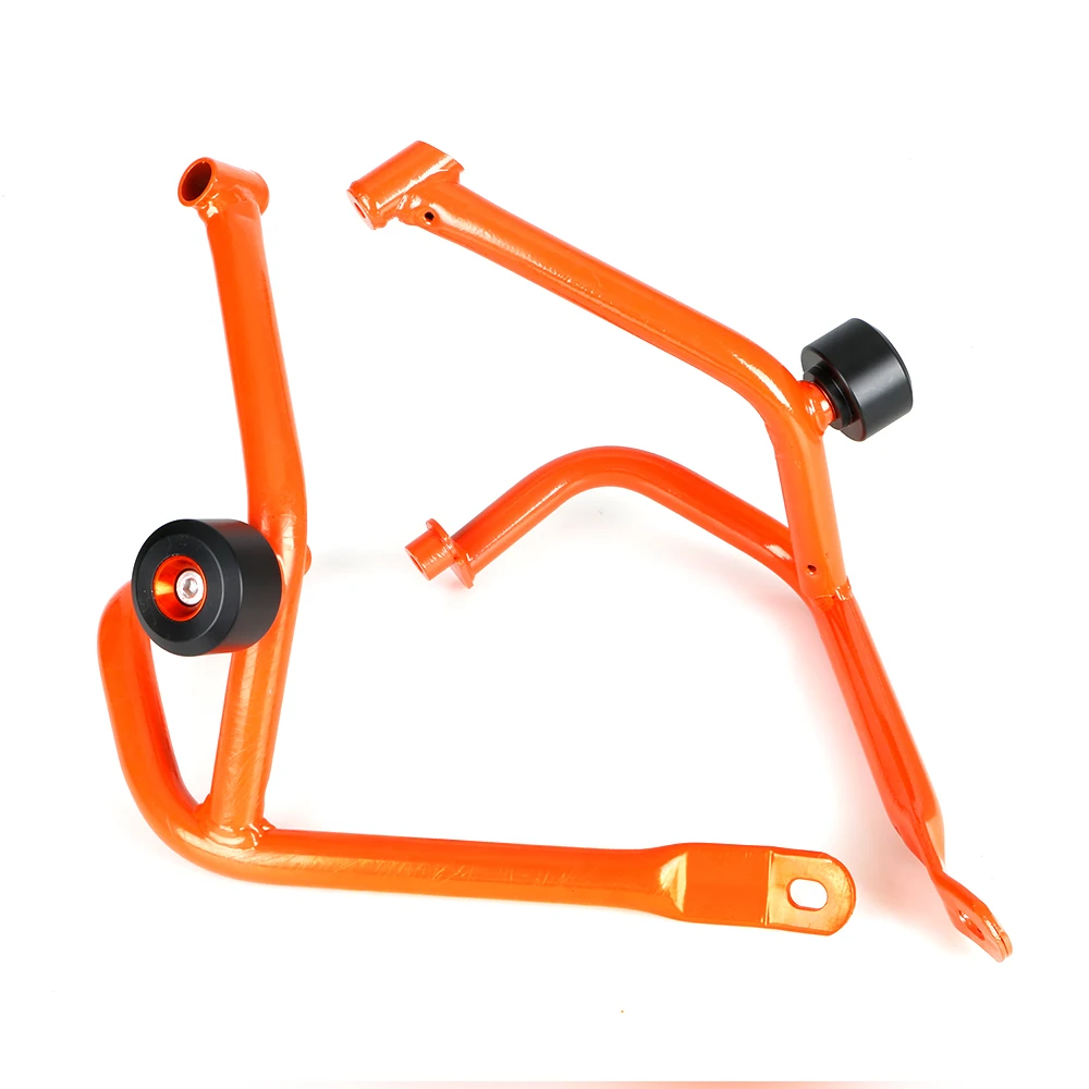 Для KTM Duke 125 200 Duke200 Duke125 2011- Крушение Бар защита двигателя бампер Защитная рамка слайдер оранжевый аксессуары