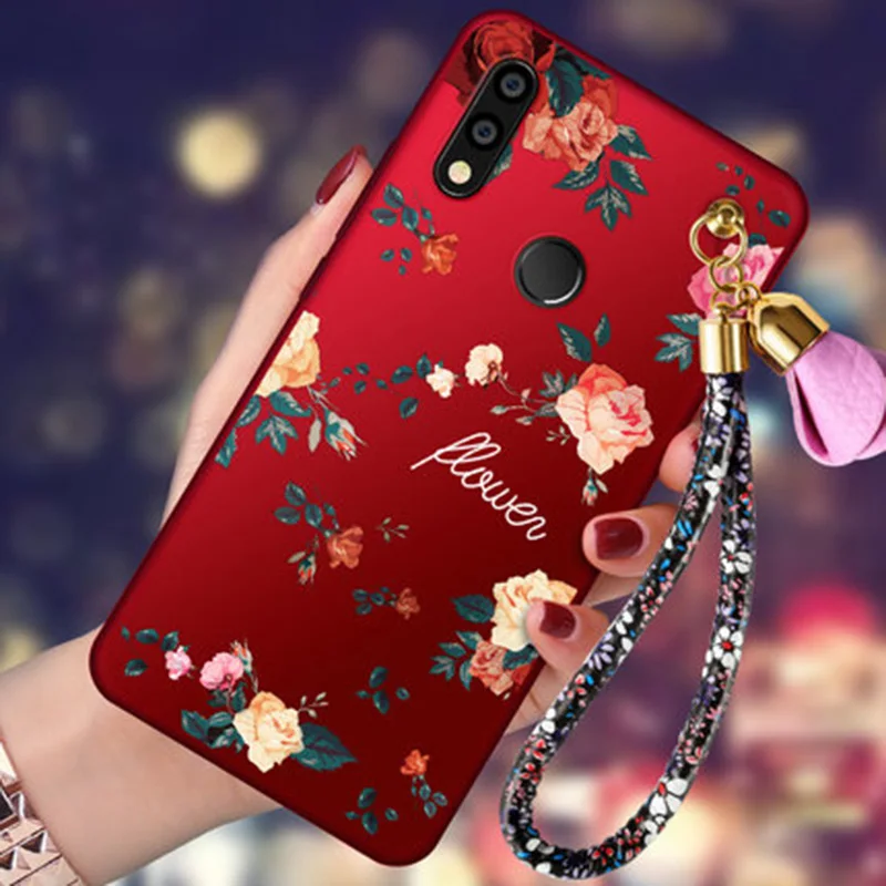 2 шт. Capas для Huawei P20 lite чехол P 20 милые Чехлы телефона цветок мягкая задняя крышка