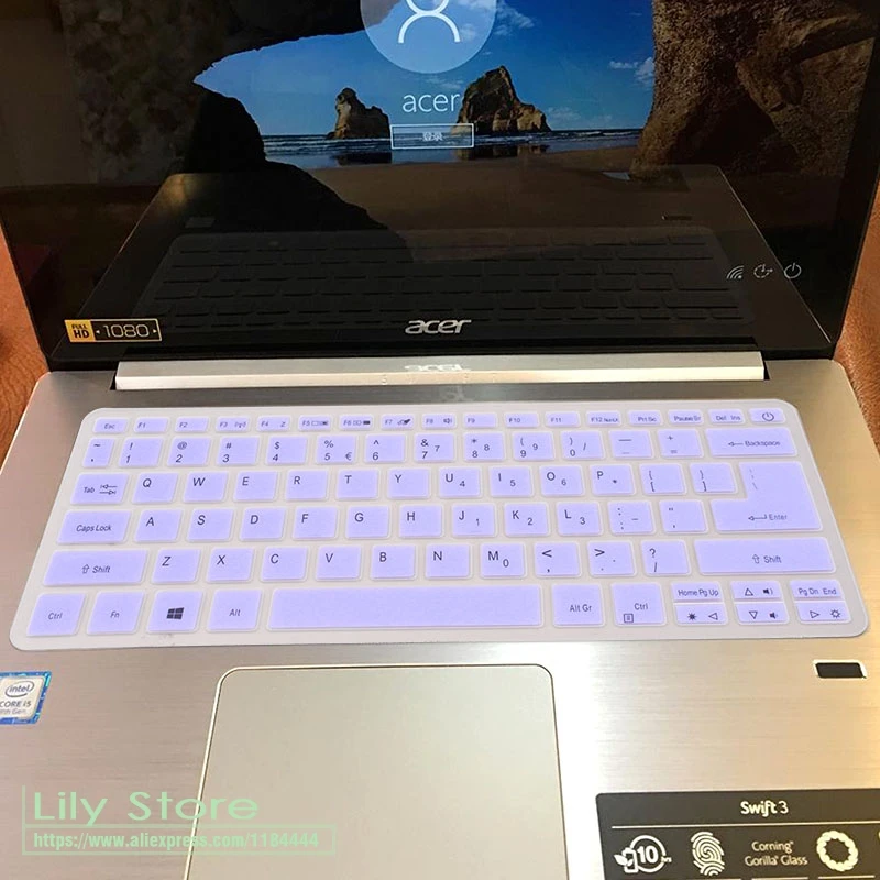 Защитная крышка для клавиатуры Spin5 13 дюймов ноутбука Acer Spin 5 SP513-51 SP513-52N SF113-31 S5-371 N16C4