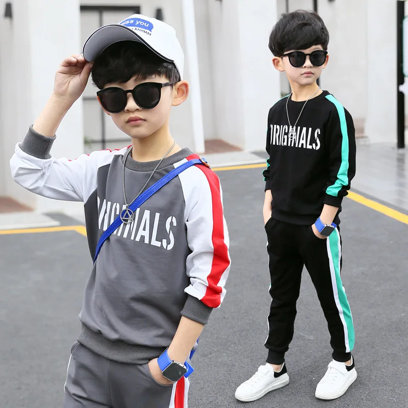 Новинка 2019 весенне-осенний комплект одежды для студентов детская спортивная
