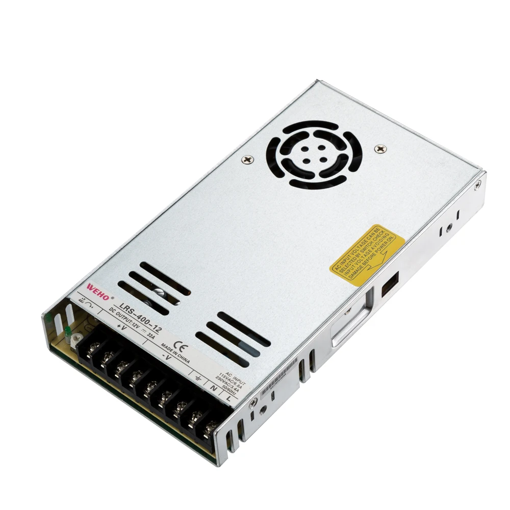 (LRS-400-12)LRS-400-12 110v 220v ac to dc одиночный выход тонкий тип источник питания 400w 12v |